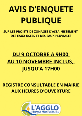 AVIS D'ENQUÊTE PUBLIQUE